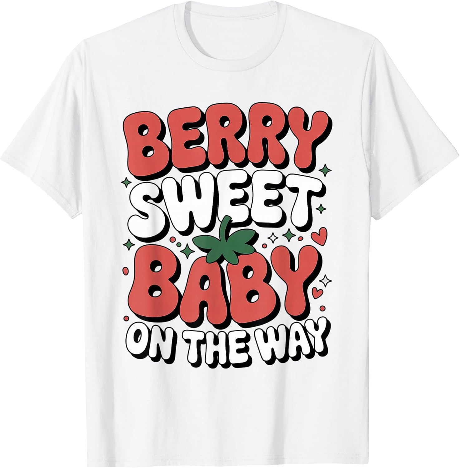 Berry Sweet Baby On The Way Cute Strawberry Pregnancy Reveal