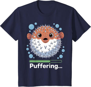 Puffering Fishing Fish Cute Pufferfish