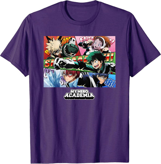 My Hero Academia Class 1-A Group Comic Panels Anime