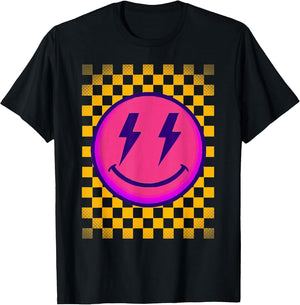 Cute Smile Face Checker Board Happy Vibe