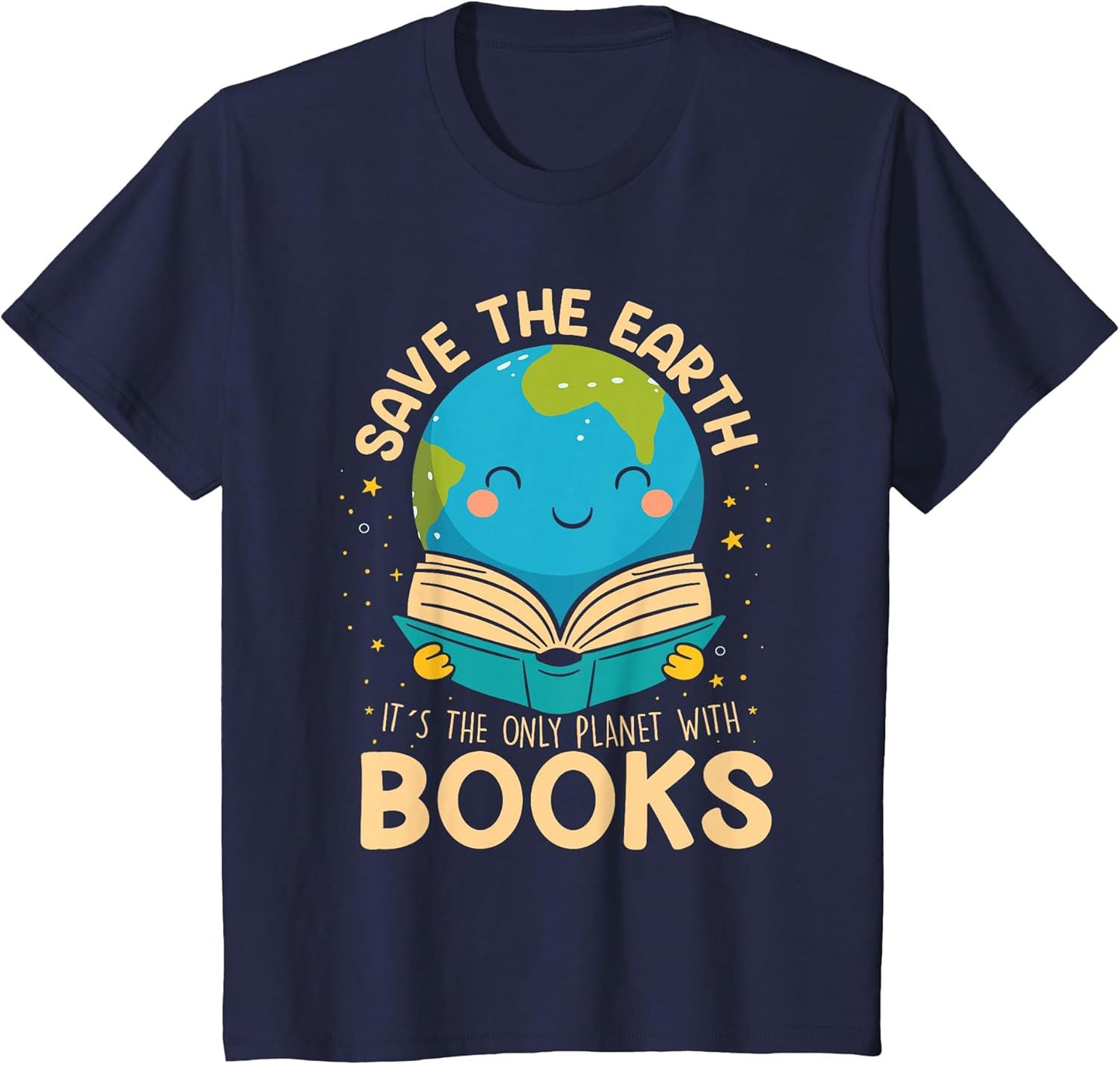 Save Earth It´s Only Planet with Books Reader Earth Day