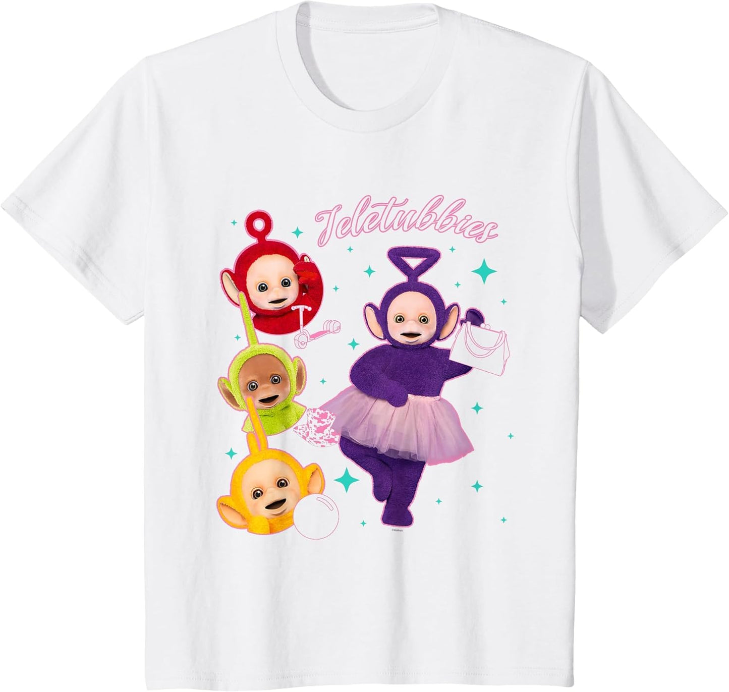 Teletubbies Tinky Winky & Group Sparkle 90's Icon