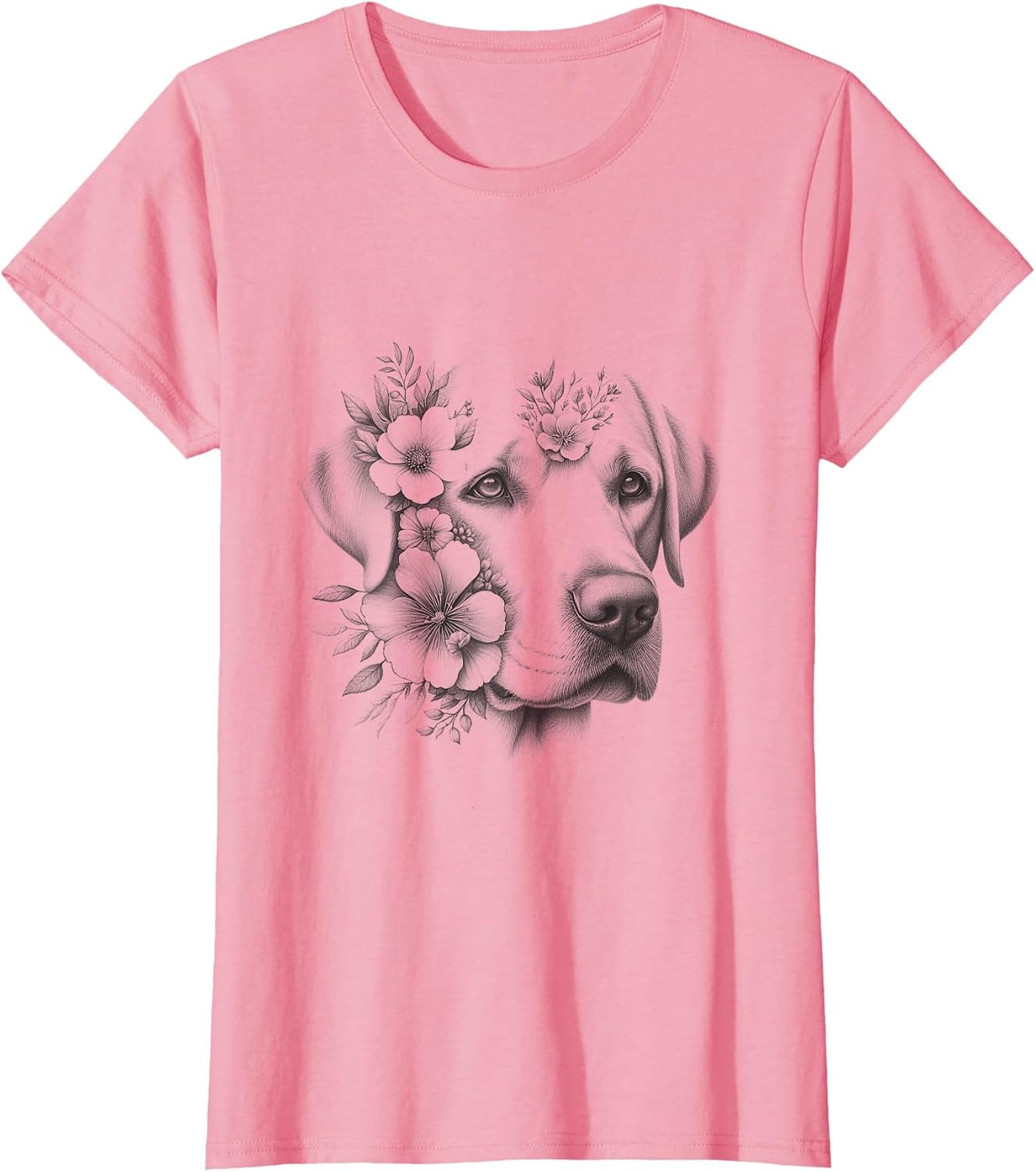 Floral Labrador Retriever Lab Flower Dog Mom Design