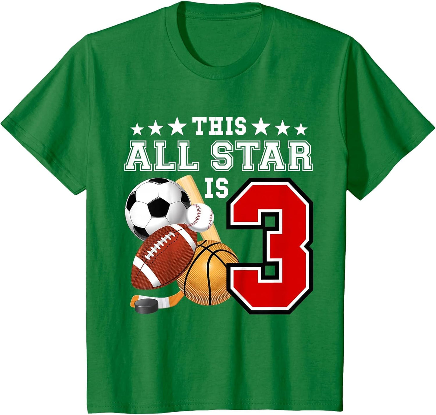 Kids 3 Year Old Sports Star Birthday Party All Sport 3rd Gift