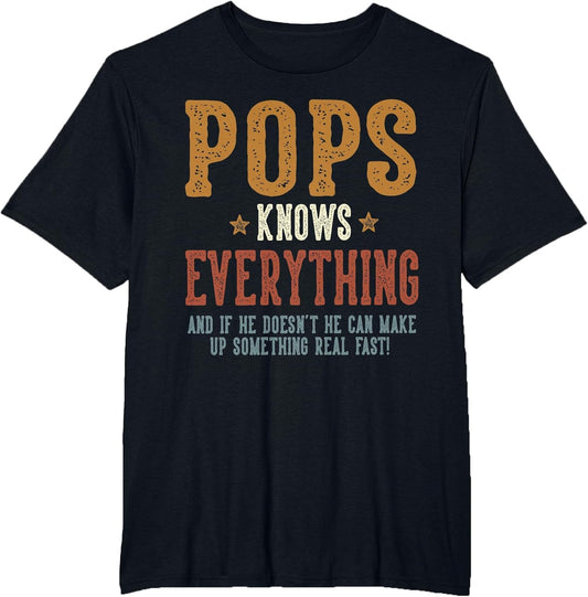 Pops Knows Everything - Humorous Father's Day Pops