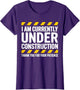 Under Construction Post Surgery Gag Get Well Soon