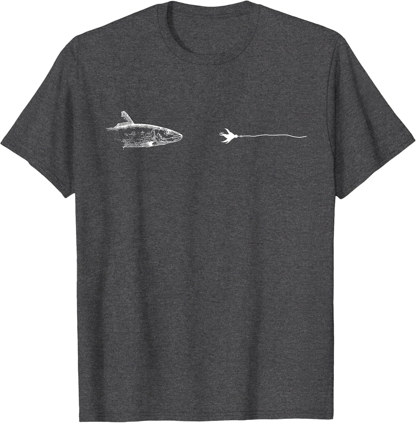 Graphic Fly Fishing Hook Line - Fish Bonefish