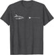 Graphic Fly Fishing Hook Line - Fish Bonefish