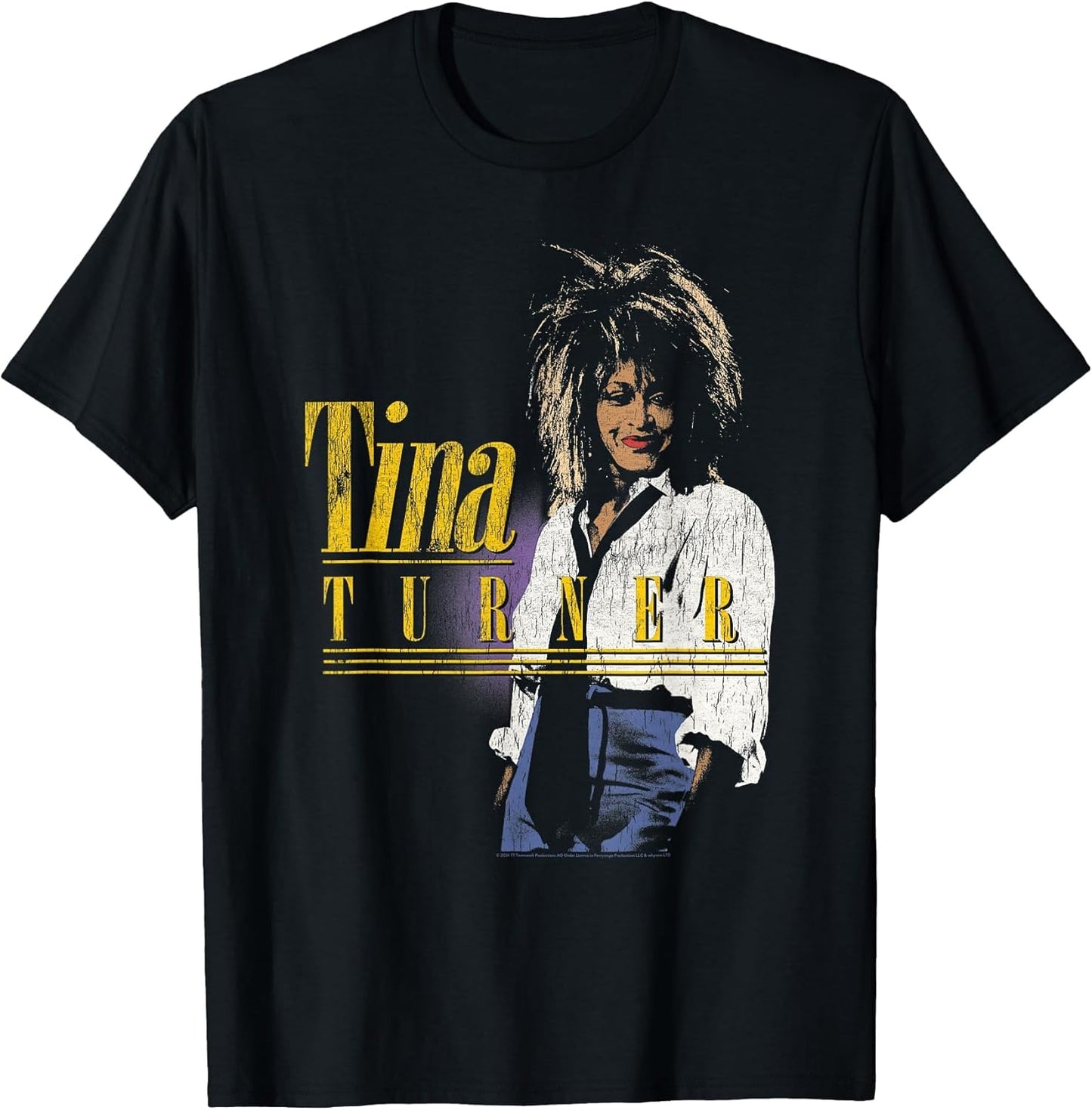 Tina Turner Distressed Necktie Photo