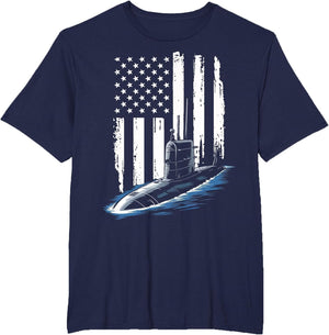 Submarine USA Flag Veteran 4th of July