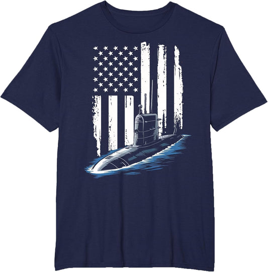Submarine USA Flag Veteran 4th of July