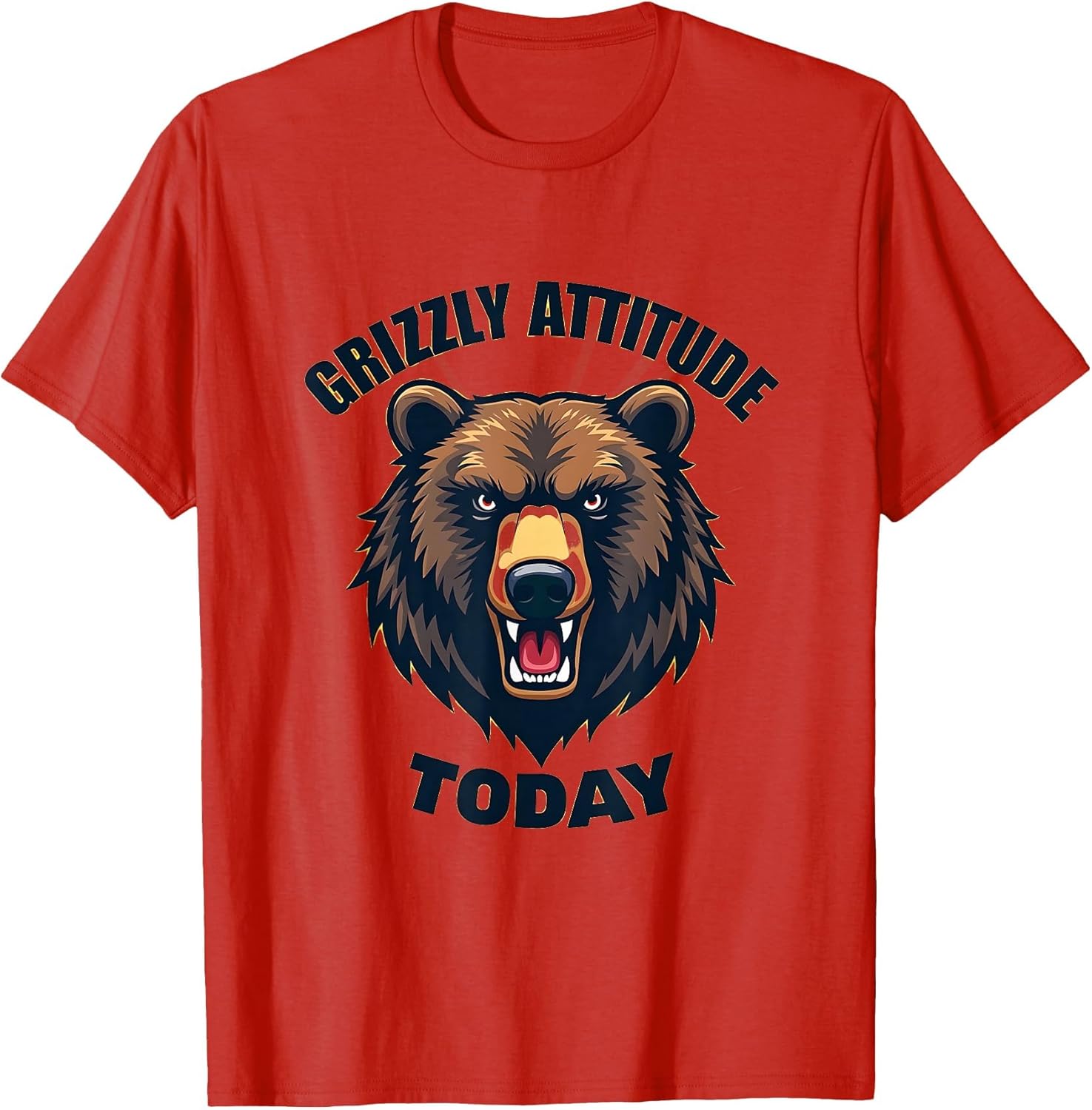 Grizzly Attitude Today Bold Bear Graphic Design