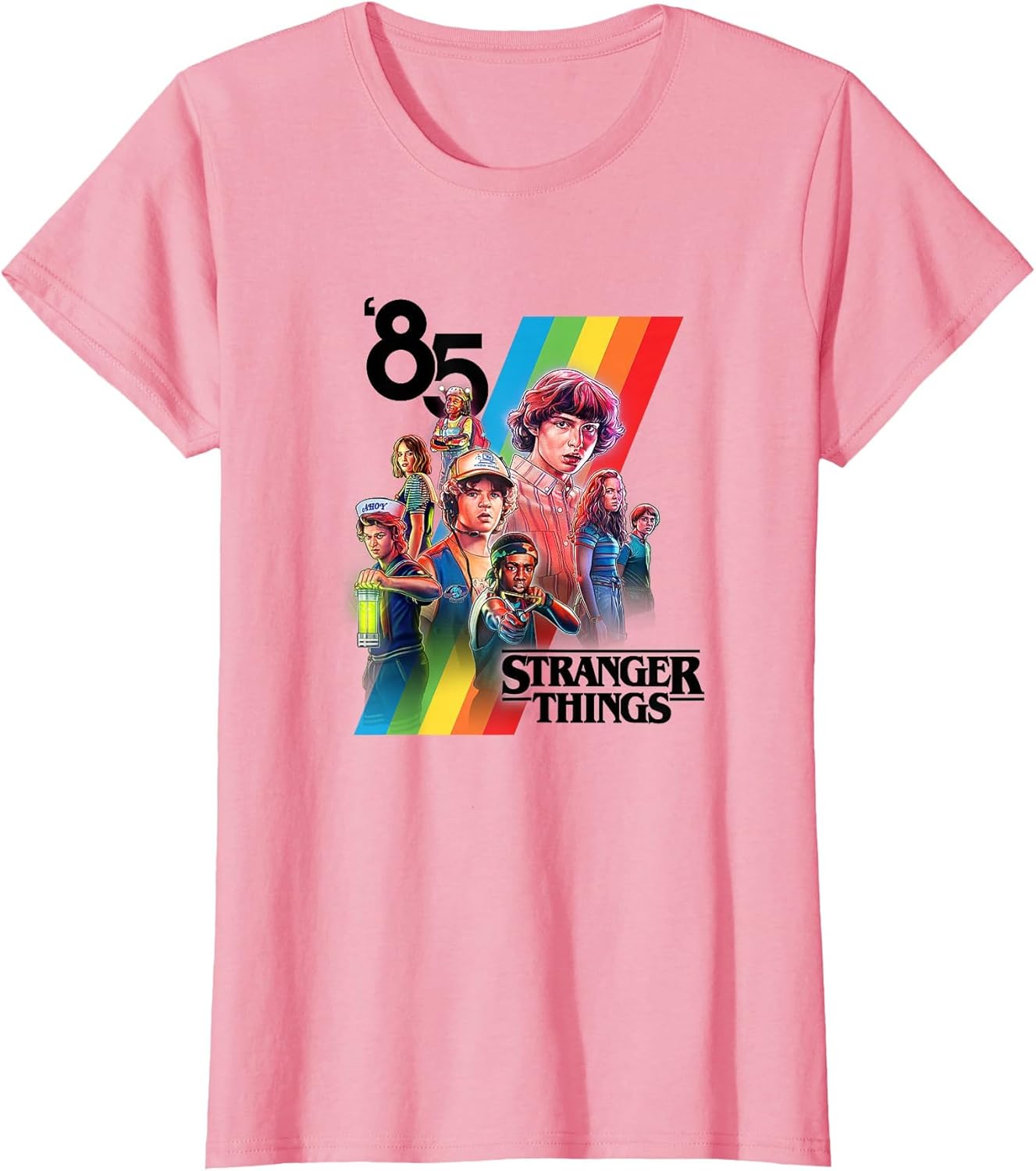 Stranger Things '85 Starcourt Mall Battle Rainbow Portrait