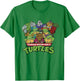 Retro TMNT Woodblock Villains & Heroes