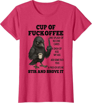 Crow Cup of Fuckoffee One Splash of No One Cares A Dash