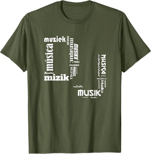 DJ in International Languages Shirt