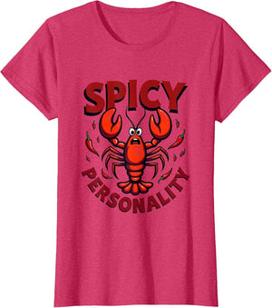 Spicy Personality Crawfish Bold Cajun Design