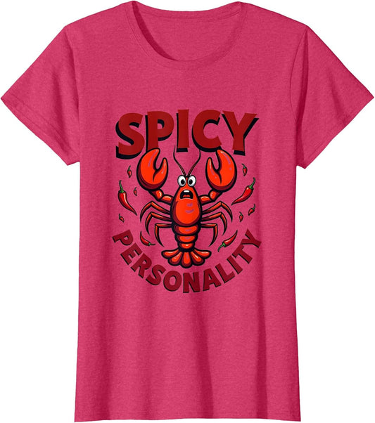 Spicy Personality Crawfish Bold Cajun Design
