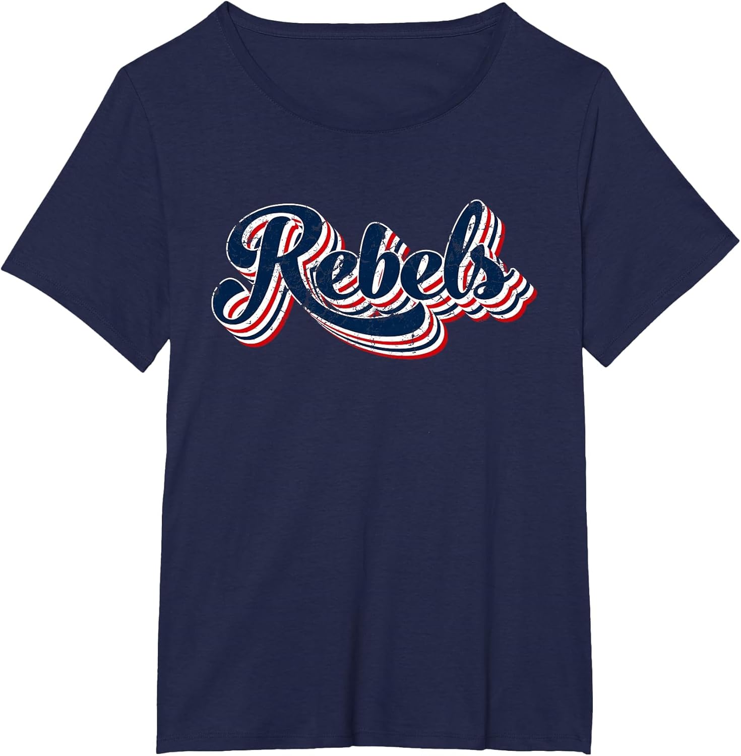 Rebels Patriotic USA America Proud 4th of July Retro Graphic