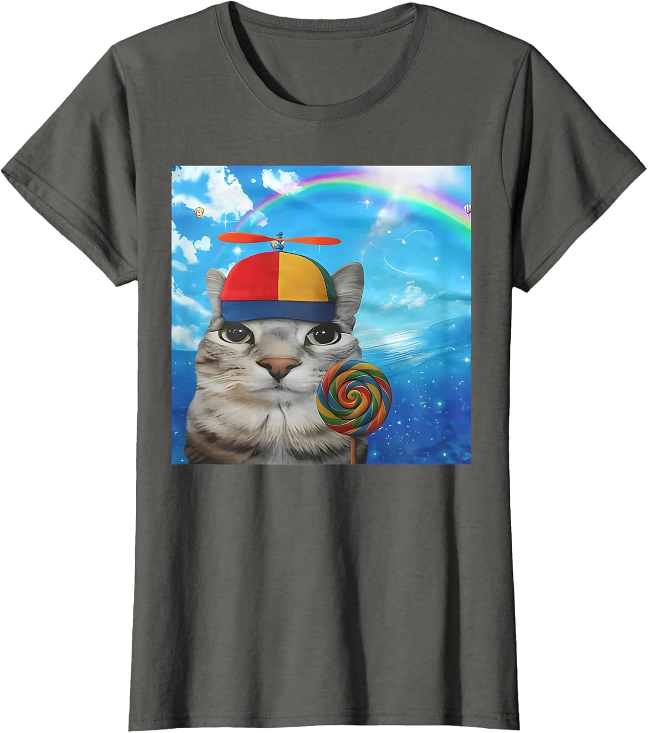 Happy Cat Dreamcore Funny Silly Kitten Brainrot Meme