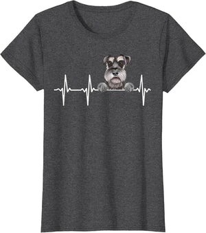 Funny Dog Heartbeat for Miniature Schnauzer Lovers