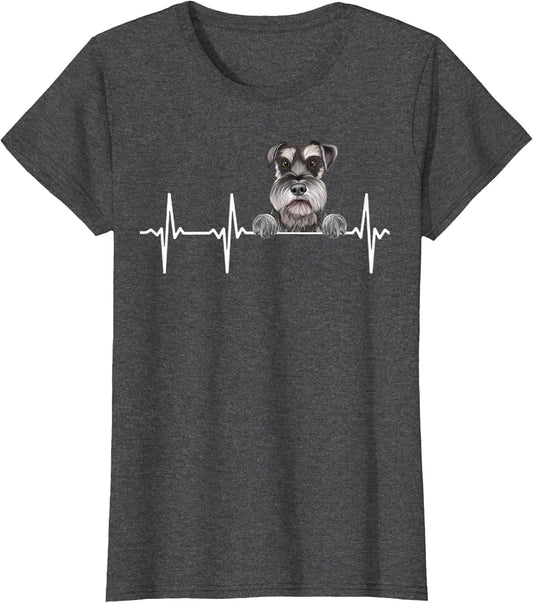 Funny Dog Heartbeat for Miniature Schnauzer Lovers