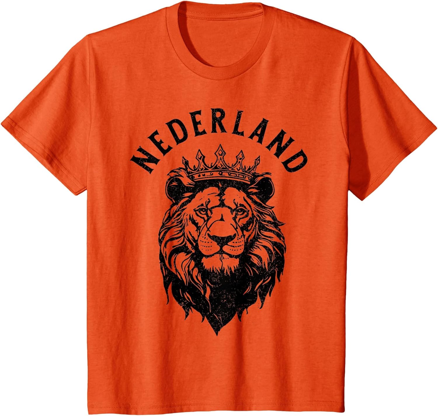 Nederland Netherlands Lion Dutch Holland Vintage Orange