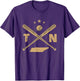 Vintage Map TN Tennessee Baseball Bats Coach Hometown Pride