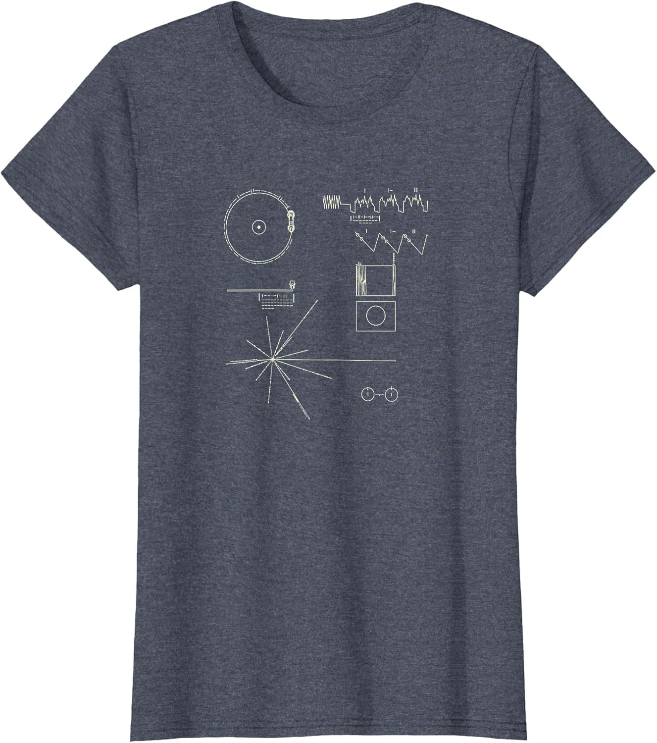 Voyager Golden Record NASA T Shirt