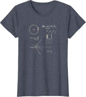Voyager Golden Record NASA T Shirt