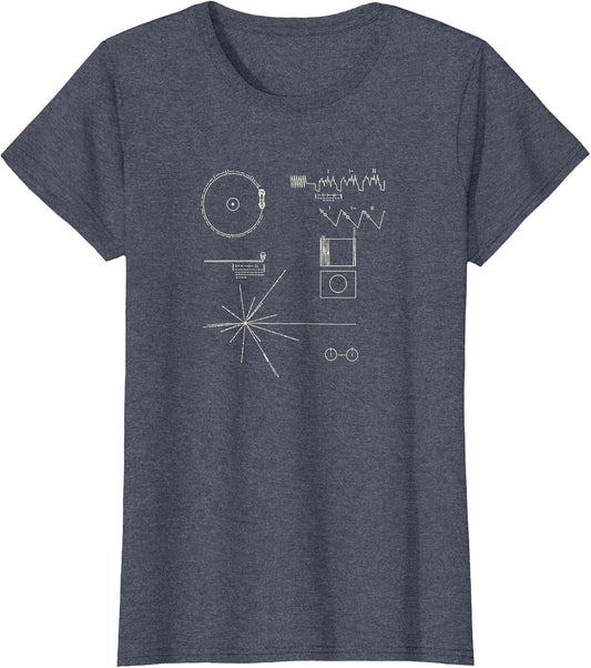 Voyager Golden Record NASA T Shirt