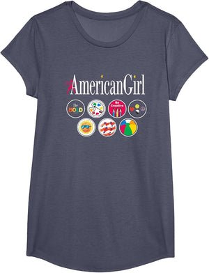 American Girl - Logo & Grin Pins