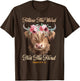 Follow The Word Not The Herd Christian Western Highland Cow