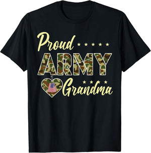 Proud Army Grandma Camouflage Soldier Family Love Military
