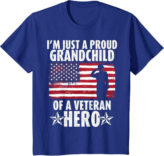 Patriotic Proud Grandchild of A Veteran Grandchild Veteran