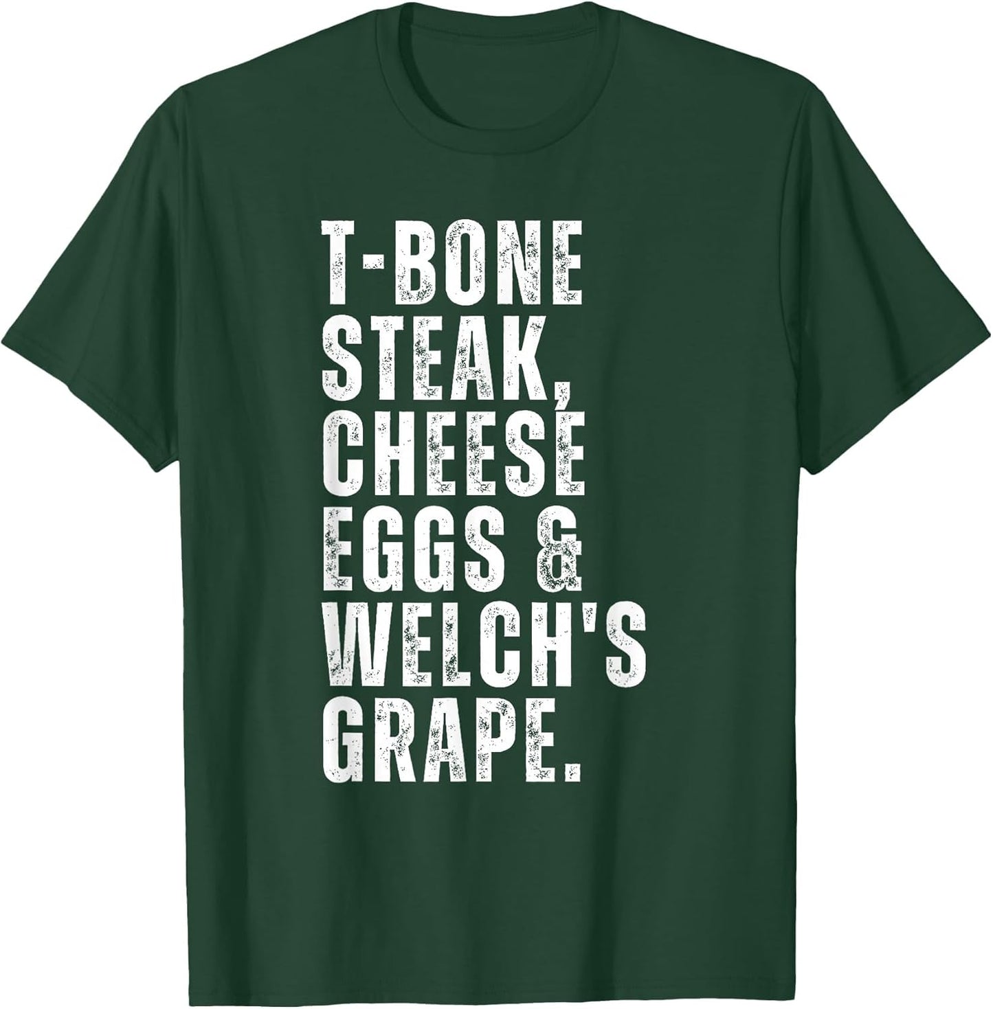 Funny Guest Check - T Bone Steak, Cheese Eggs, Welch's Grape