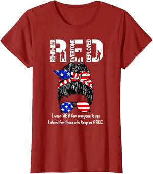 On Friday We Wear Red Military Support Troops