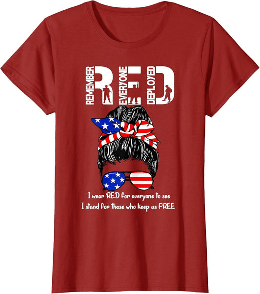 On Friday We Wear Red Military Support Troops