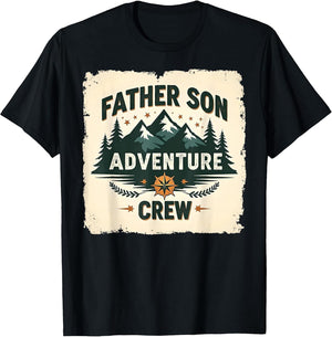 Father Son Adventure Crew Matching Design