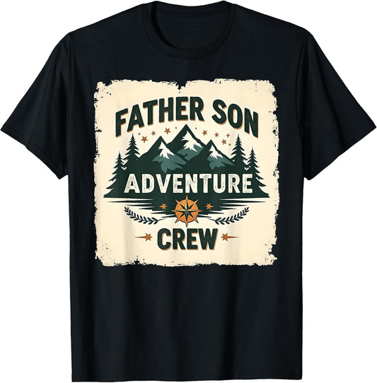 Father Son Adventure Crew Matching Design