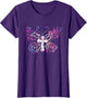 Butterfly Prayer Jesus Christian Cross Floral Pattern