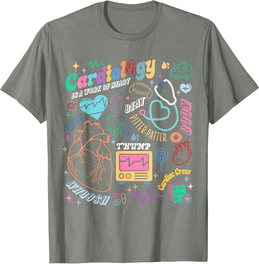 CVICU Cardiac Nurse Retro Anatomy Cardiology Human Heart RN