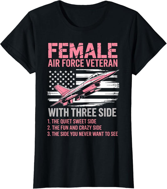 Female Air Force American Patriotic Fighter Pilot Veteran