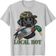 Local Boy Duck Hunting Black Lab Labrador Retriever Dog