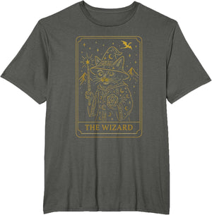 RPG Gamer Wizard D20 Dice Nerdy Geek Cat Men Women Kids