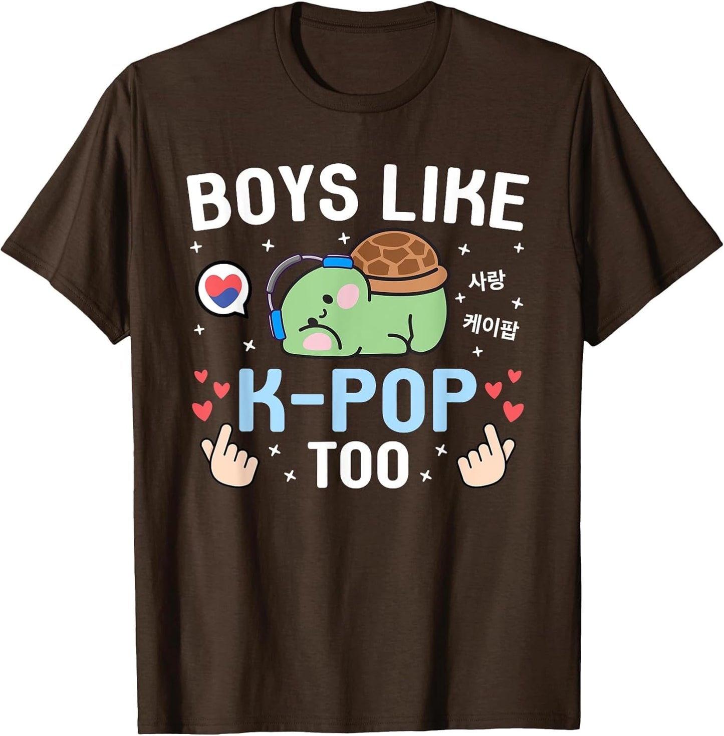 Boys Like K-Pop Too Cute Kawaii Turtle Korean Music K-Pop