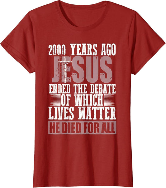 2000 Years Ago Jesus Ended The Debate of Which Lives Matter
