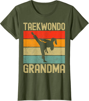 Taekwondo Grandma Retro Martial Arts Taekwondo Grandma
