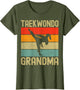Taekwondo Grandma Retro Martial Arts Taekwondo Grandma