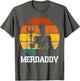 Retro Merdaddy Security Merman Mermaid Merdad Father's Day